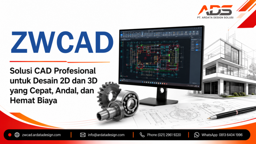 ZWCAD: Solusi CAD Profesional untuk Desain 2D dan 3D yang Cepat, Andal, dan Hemat Biaya